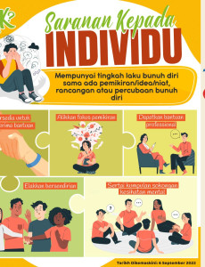 Let's Talk Minda Sihat - Saranan Kepada Individu